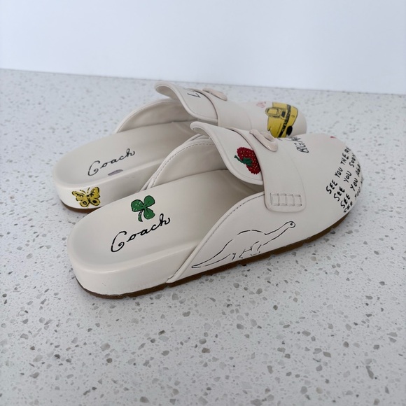 Coach leather sketch clogs - Picture 4 of 11